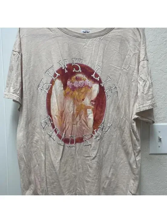 Boys Lie "Goodbye Again" tan oversized boyfriend t-shirt - Picture 2 of 6